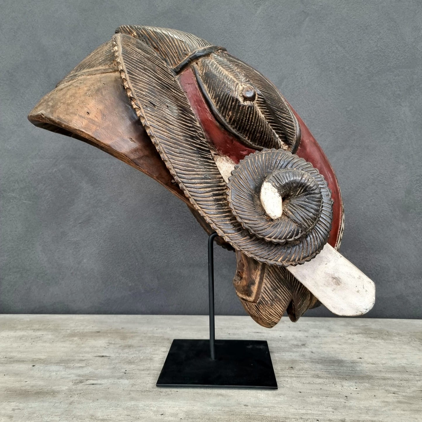 GURO BILLY GOAT MASK (IVORY COAST) LRG