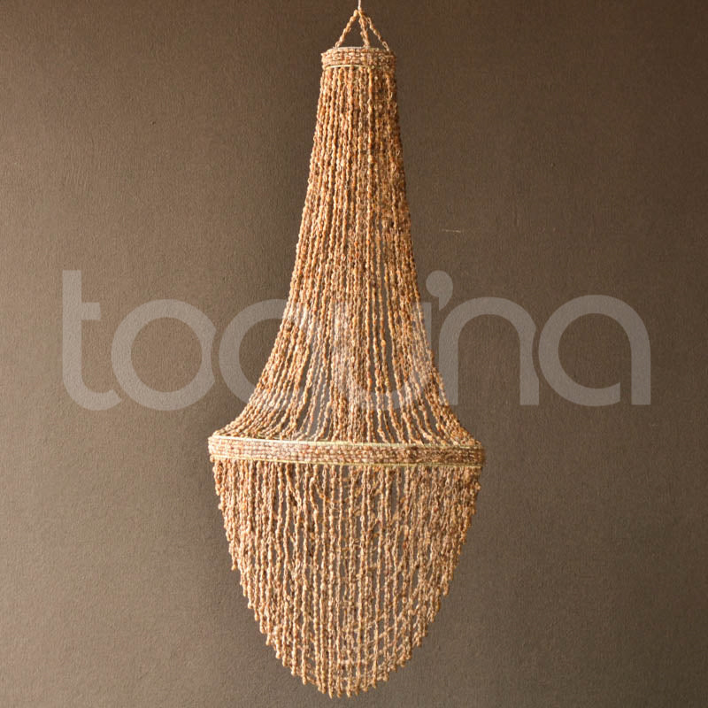SHELL CHANDELIER (INDONESIA) LARGE 90H