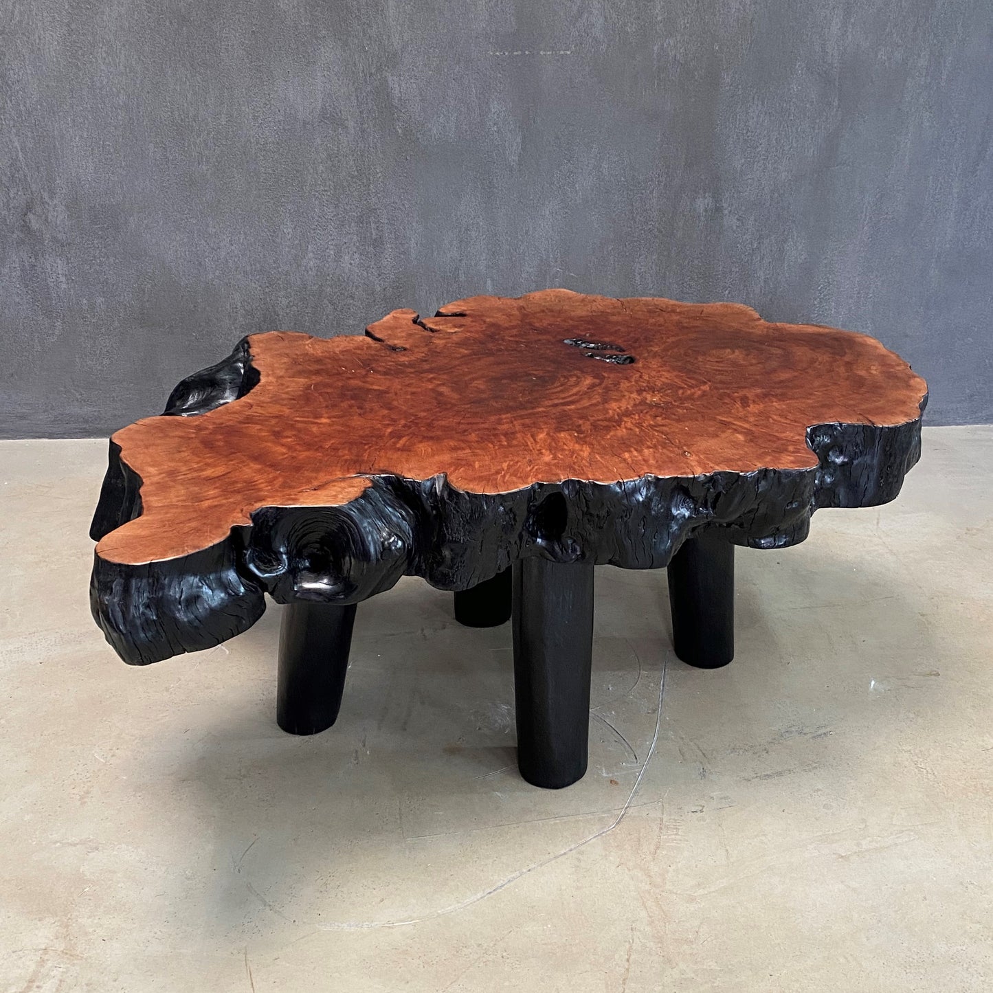 BALINESE TABLE (INDONESIA) 120L 63W 46H BLK/NAT