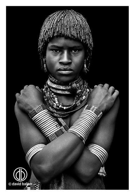 DAVID BALLAM FRAMED PRINT OMO VALLEY 5 80L 120H