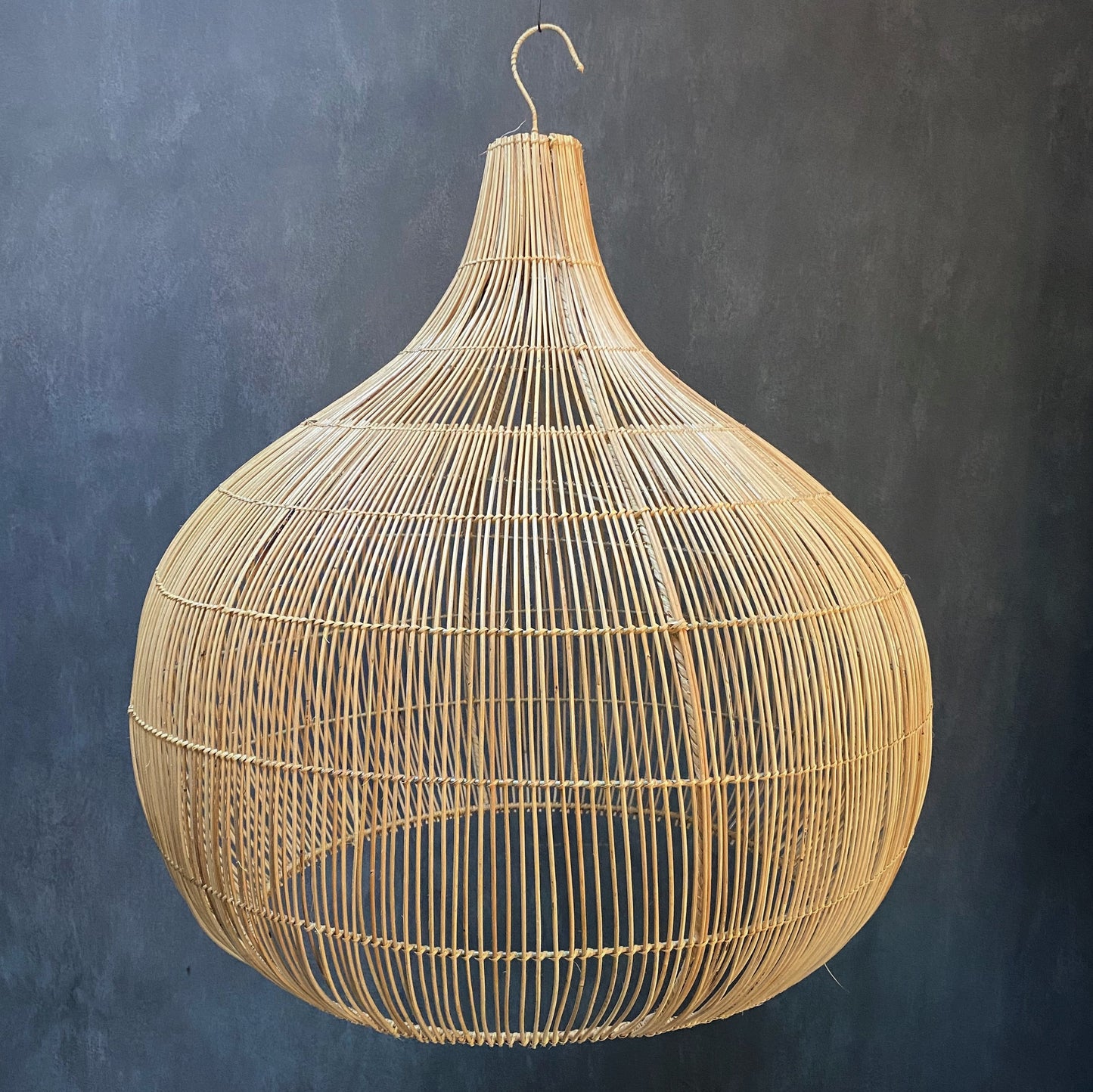 RATTAN LAMPSHADE (INDONESIA) MINARET 90L 90W 95H NAT