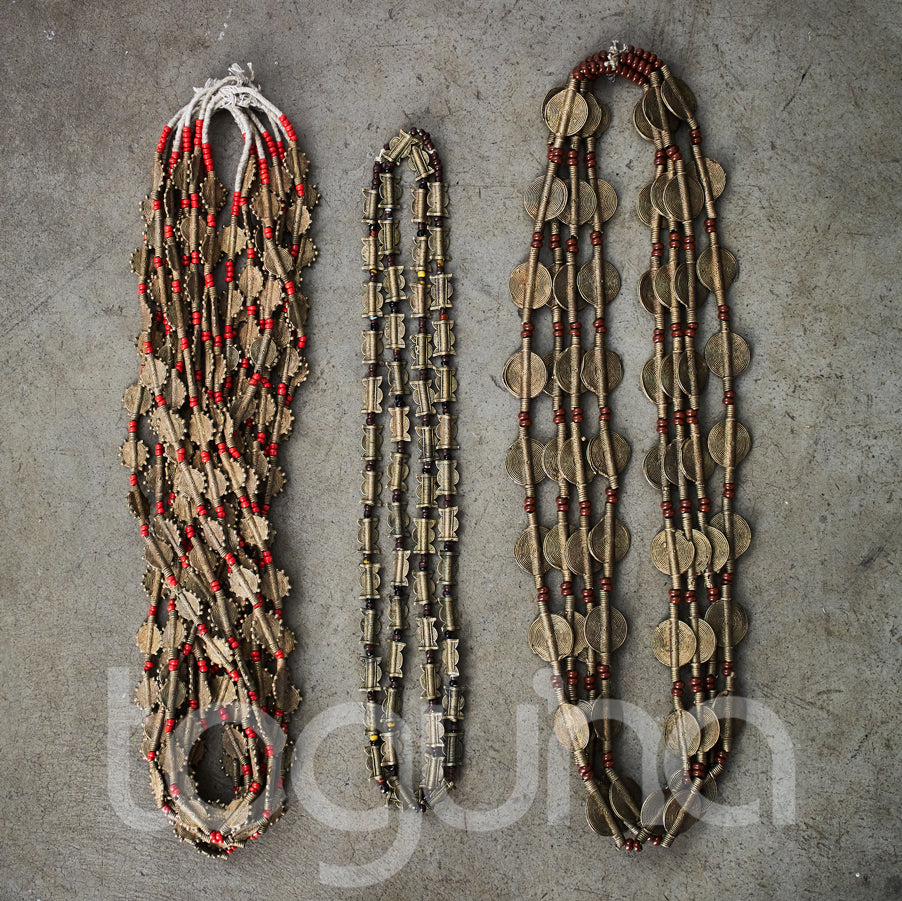 ASHANTI BRASS FACETED BEAD