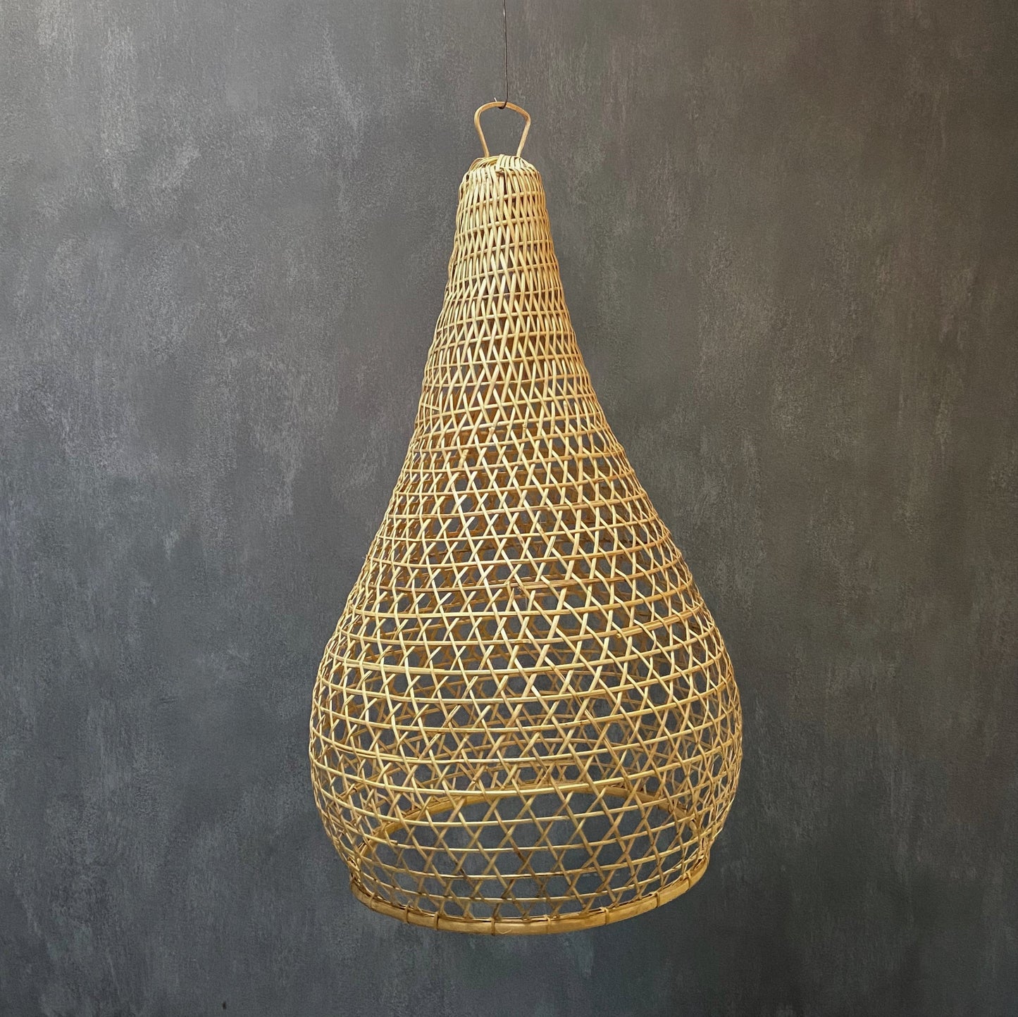 BAMBOO LAMPSHADE (INDONESIA) CONE 50L 50W 85H NAT