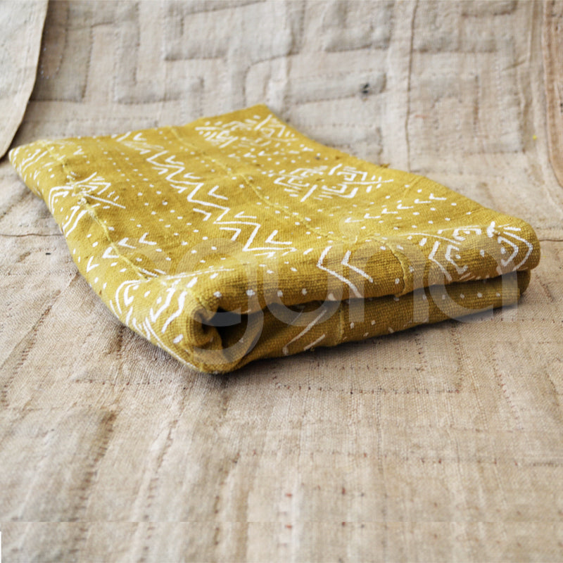 BOGOLON MUD CLOTH (MALI) 224L 165W OCHRE
