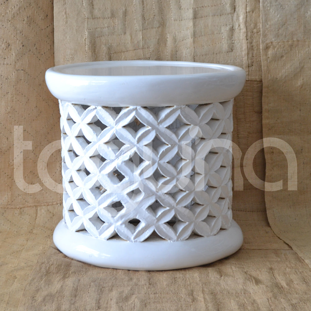 STOOL/SIDE-TABLE (CAMEROON) 50D 43H CUSTOM
