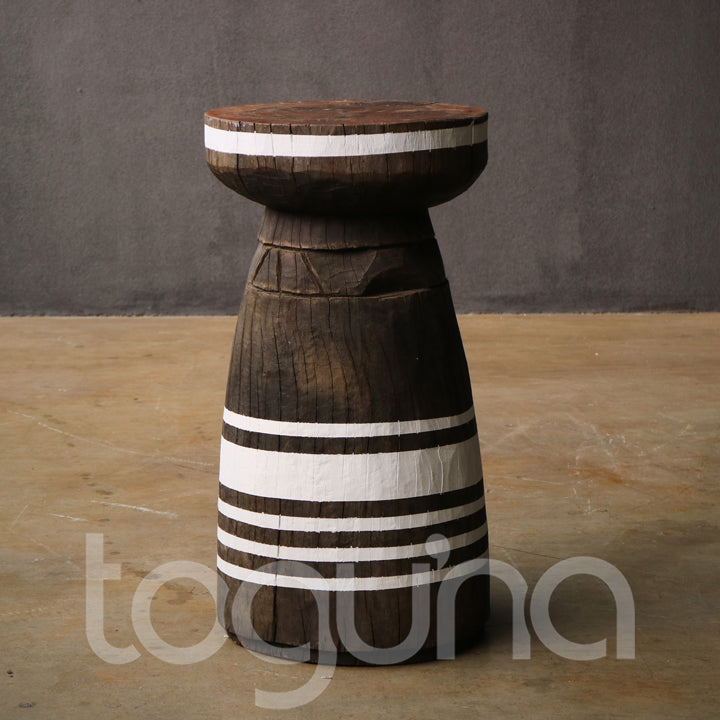LOZI GRAIN MORTAR/SIDE-TABLE (ZAMBIA) CUSTOM