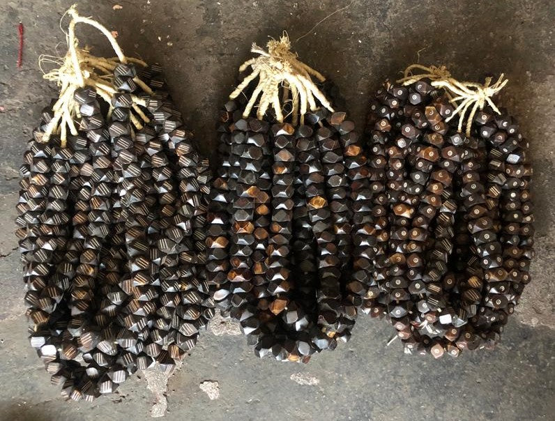 BONE BEAD (KENYA) MED DRK