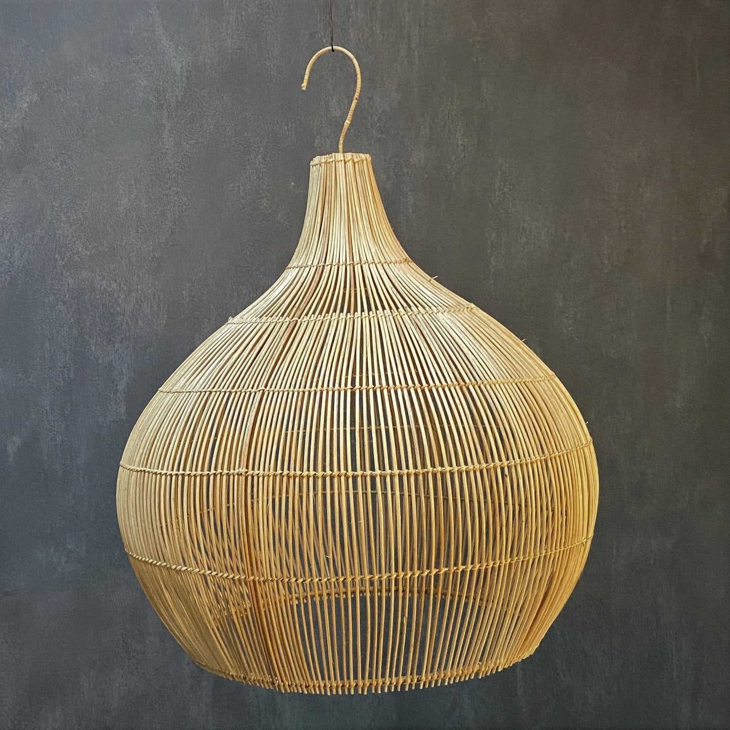 RATTAN LAMPSHADE (INDONESIA) MINARET 65L 65W 75H NAT