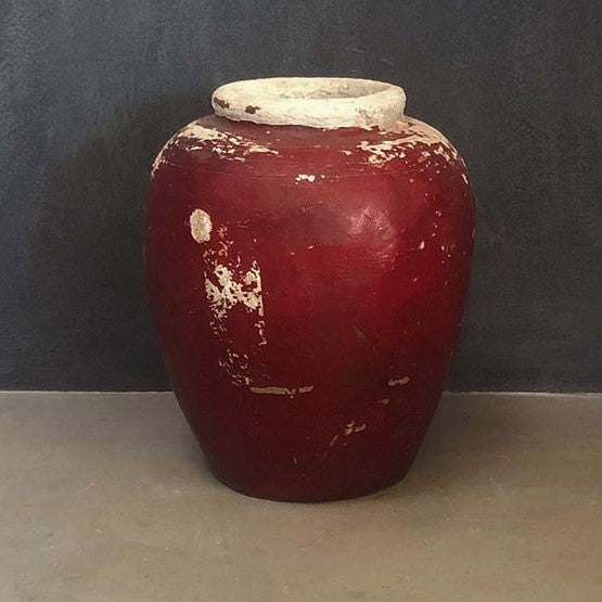 BORNEO VESSEL (INDONESIA) CLAY 25L 25W 33H RED