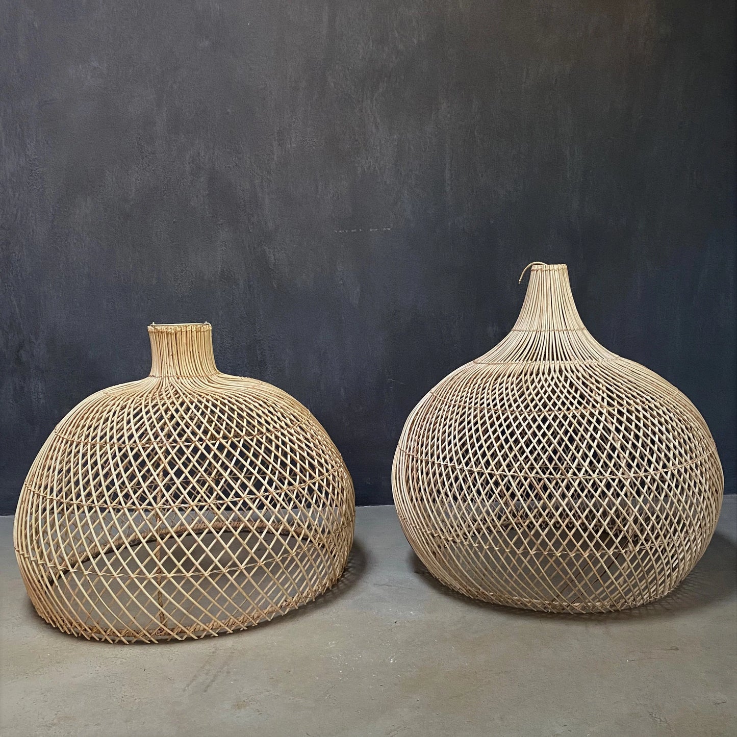 RATTAN LAMPSHADE (INDONESIA) SHADE 60L 60W 70H NAT