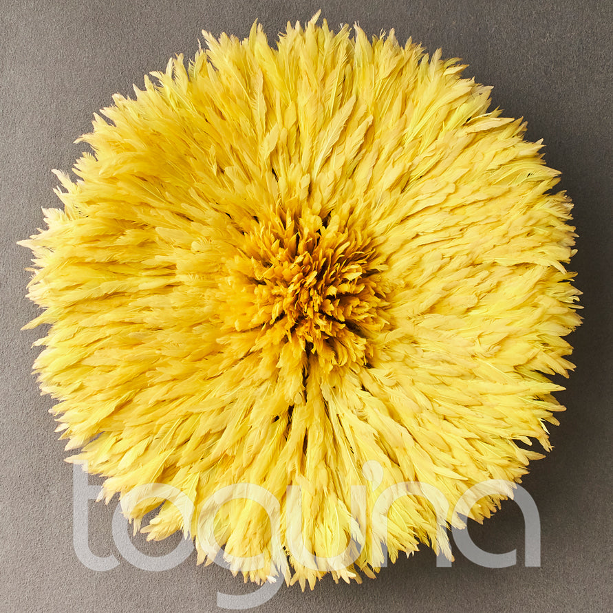 JUJU HEADDRESS (CAMEROON) 80D YELLOW