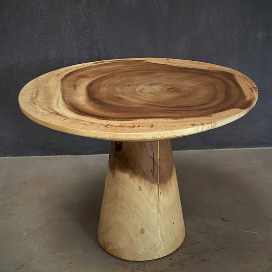 BALINESE SIDE-TABLE (INDONESIA) CONE 60L 60W 45H NAT