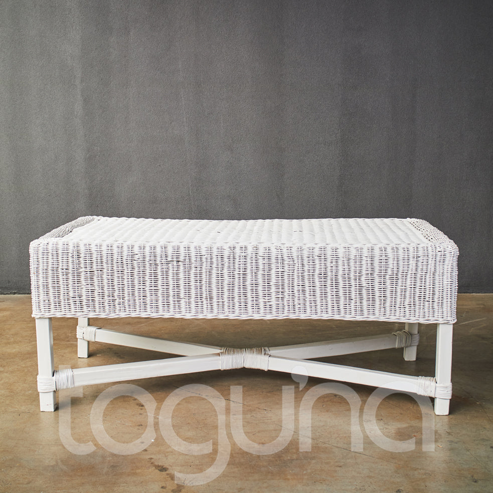 MALAWIAN RECTANGLE TABLE (MALAWI) WHITE