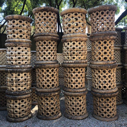 STOOL/SIDE-TABLE (CAMEROON) 50D 50H NATURAL