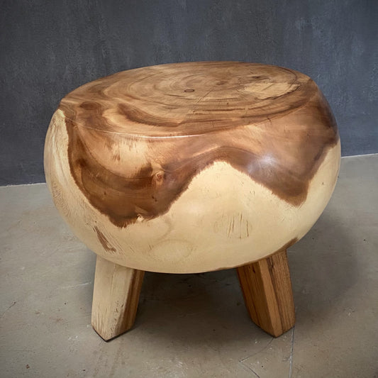 BALINESE SIDE-TABLE (INDONESIA) DONUT 60L 60W 47H NAT