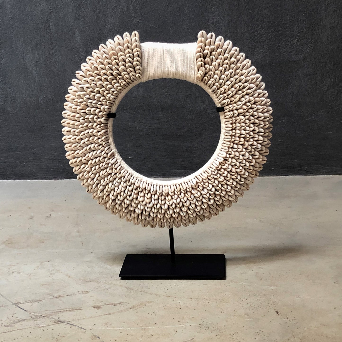 COWRIE SHELL COLLAR (INDONESIA) MED 30W 36H