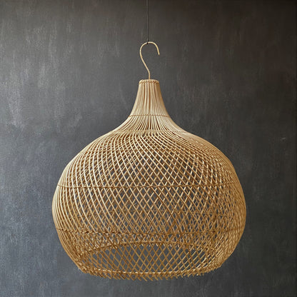 RATTAN LAMPSHADE (INDONESIA) SHADE 60L 60W 70H NAT