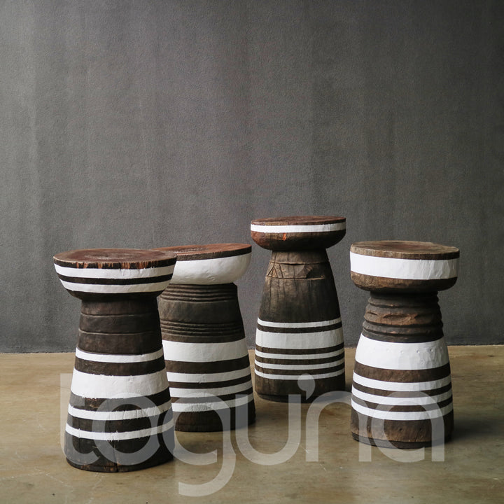LOZI GRAIN MORTAR/SIDE-TABLE (ZAMBIA) CUSTOM