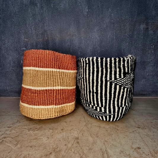 KIONDO BASKET (KENYA) PLANTER 30D 32H