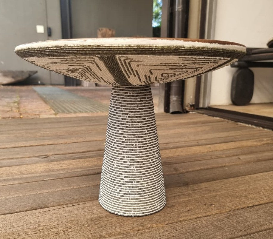 BLOOM PLATTER (SOUTH AFRICA) BEADED SML