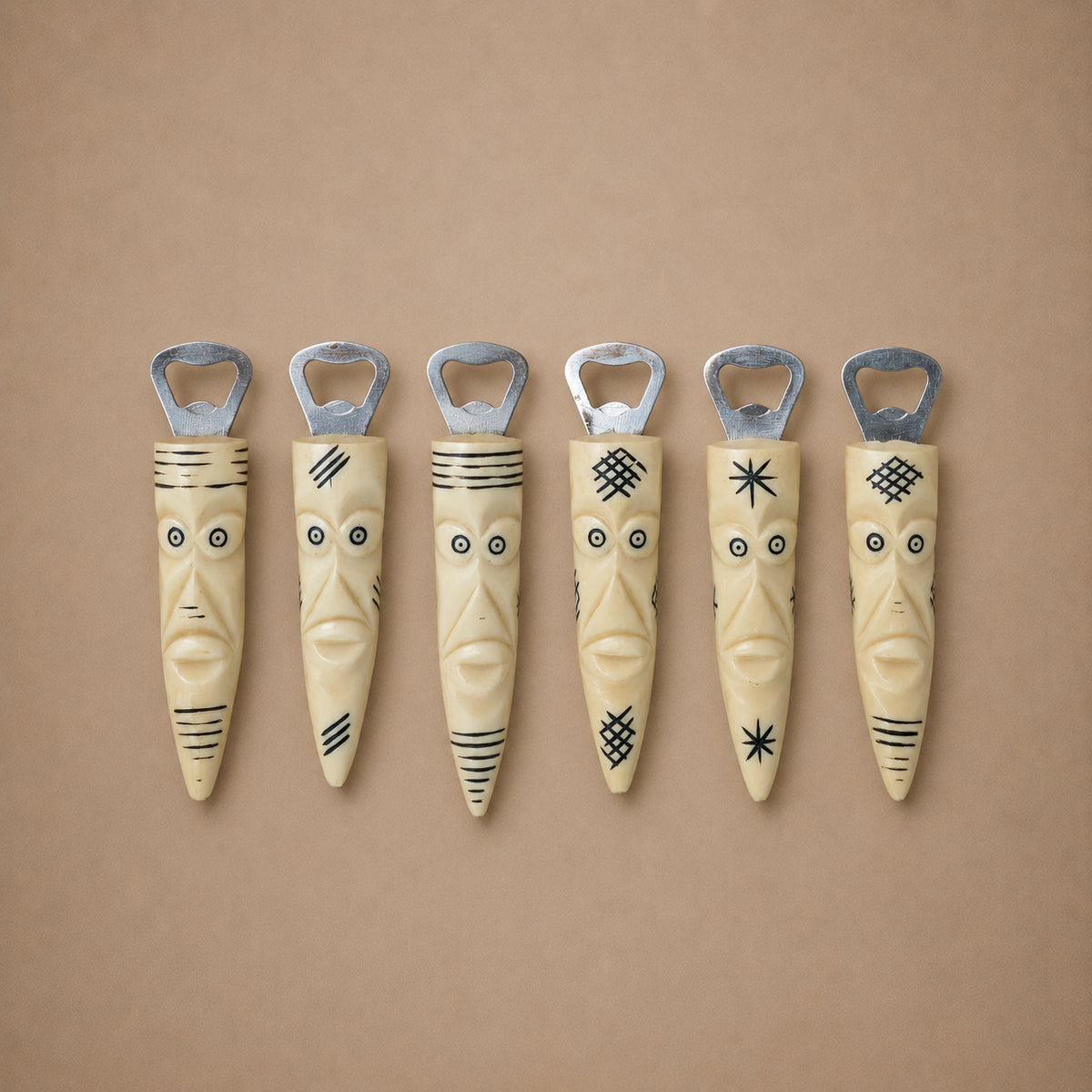 BOTTLE OPENER KENYA BONE WHITE