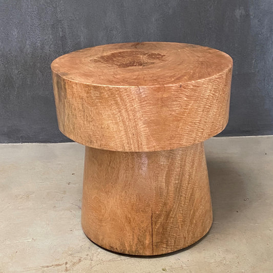 BALINESE SIDE-TABLE (INDONESIA) MUSHROOM 40L 40W 45H NAT