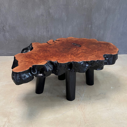 BALINESE TABLE (INDONESIA) 120L 63W 46H BLK/NAT