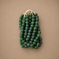 RECYCLED GLASS BEAD (GHANA) XL GREEN