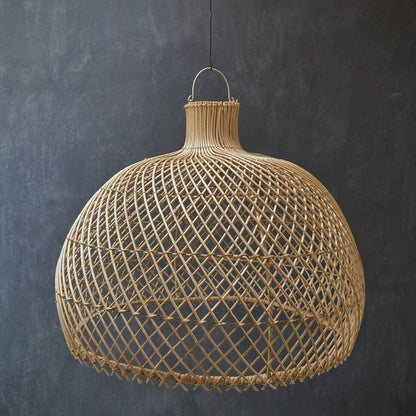 RATTAN LAMPSHADE (INDONESIA) SHADE 60L 60W 70H NAT