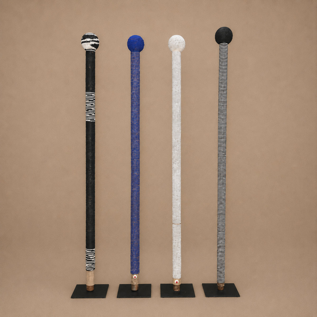 WALKING STICK (CAMEROON) BEADED