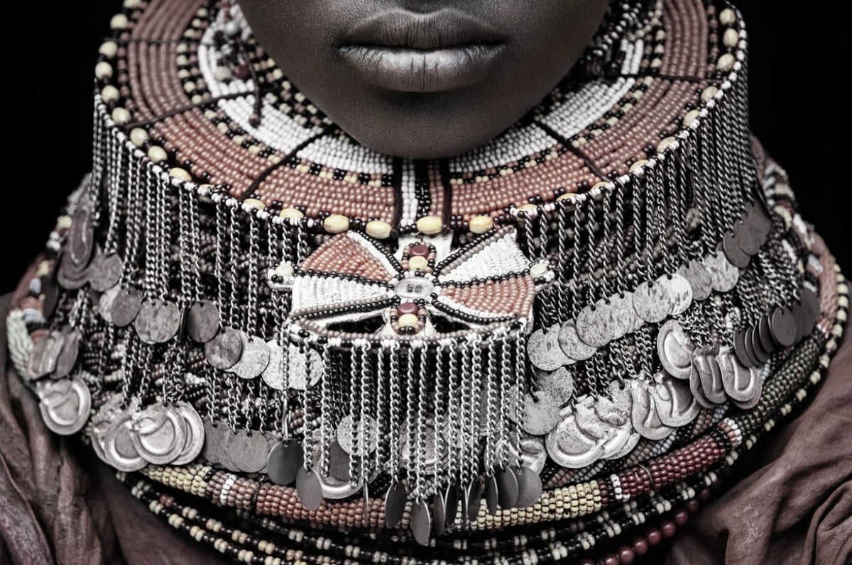 DAVID BALLAM FRAMED PRINT TURKANA 14 80L 120H