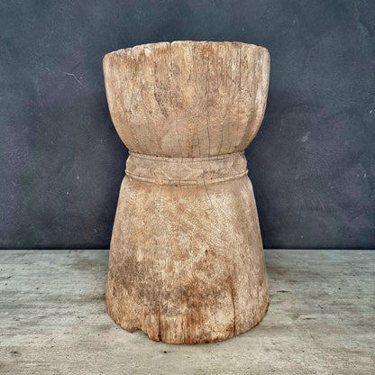 MAKONDE GRAIN MORTAR/SIDE-TABLE (TANZANIA) 60H NAT