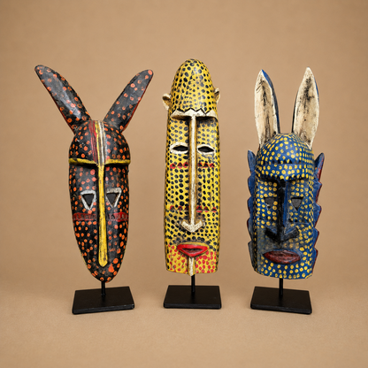 DOGON MASK (MALI) ZOOMORPHIC 28-32H