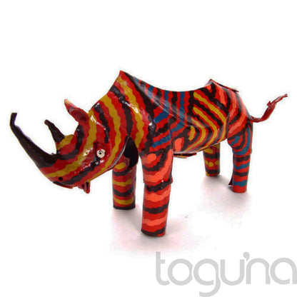 PAINTED TIN ORNAMENT ELEPHANT