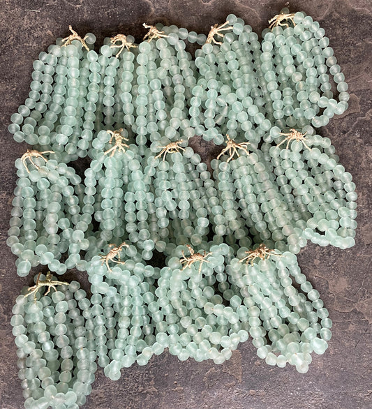RECYCLED GLASS BEAD (GHANA) XL OPAQUE