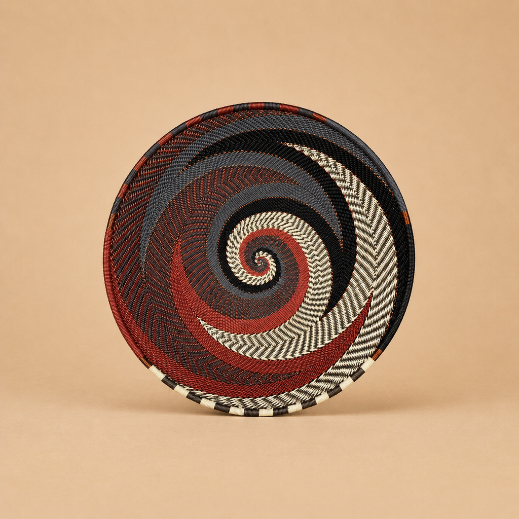 TELEPHONE WIRE BASKET (SOUTH AFRICA) BOWL 20D