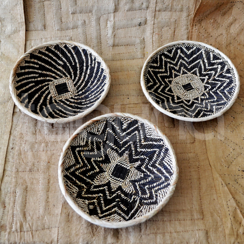 TONGA BASKET DBL WEAVE (ZAMBIA) PLATE 32-36D
