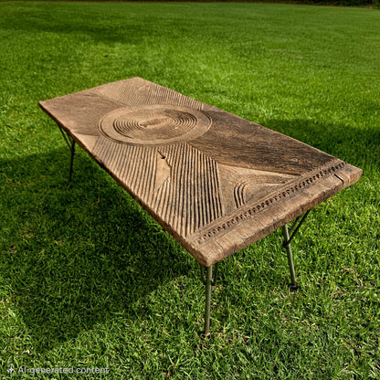 NUPE COFFEE TABLE (SOUTH AFRICA) OVAL 140L 70W 45H CUSTOM