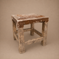 LOZI STOOL (ZAMBIA) SQUARE 25W 30H