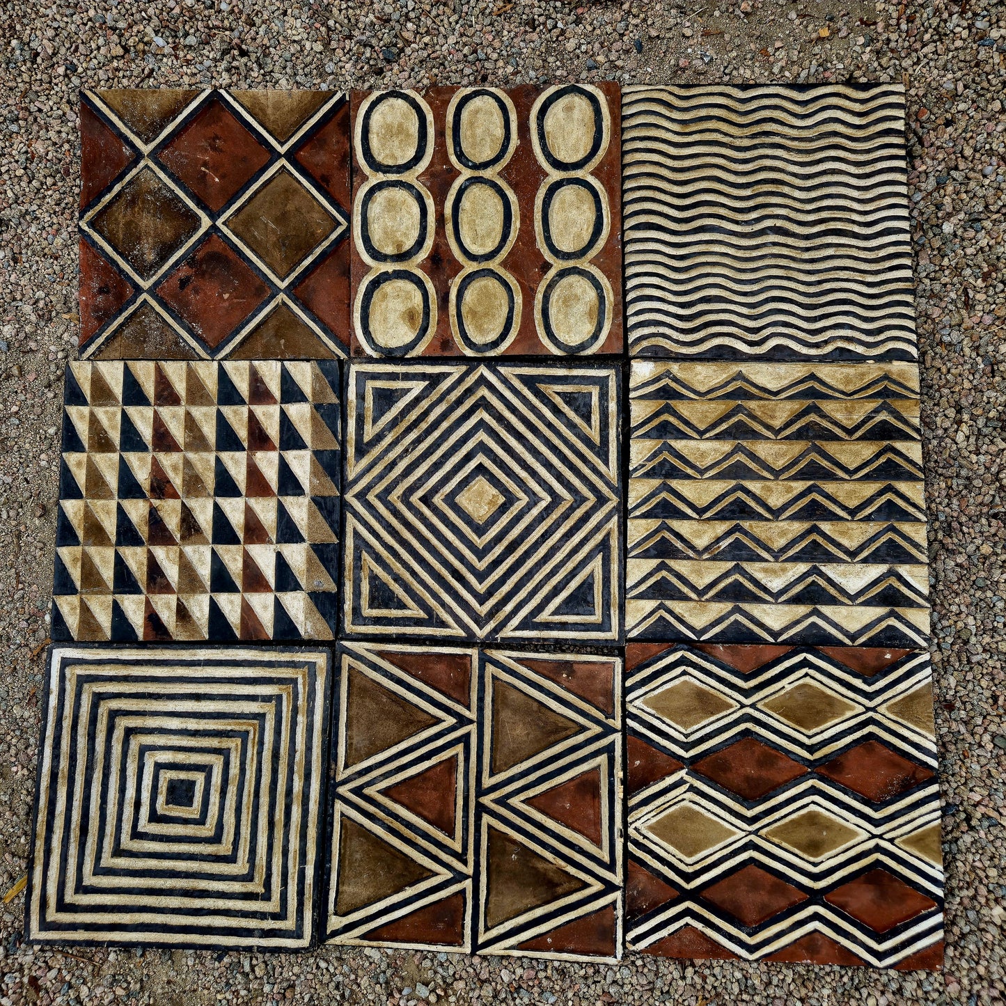DECORATIVE TILE (CAMEROON) 36W 36H