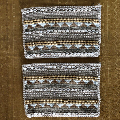 BALINESE CUSHION (INDONESIA) BEADED 50L 30W NAT