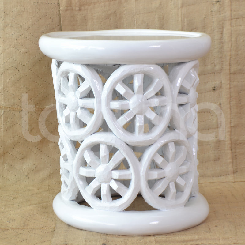 STOOL/SIDE-TABLE (CAMEROON) 50D 50H NATURAL