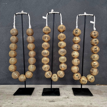 BAULE BRASS BEAD (IVORY COAST) XL +STAND