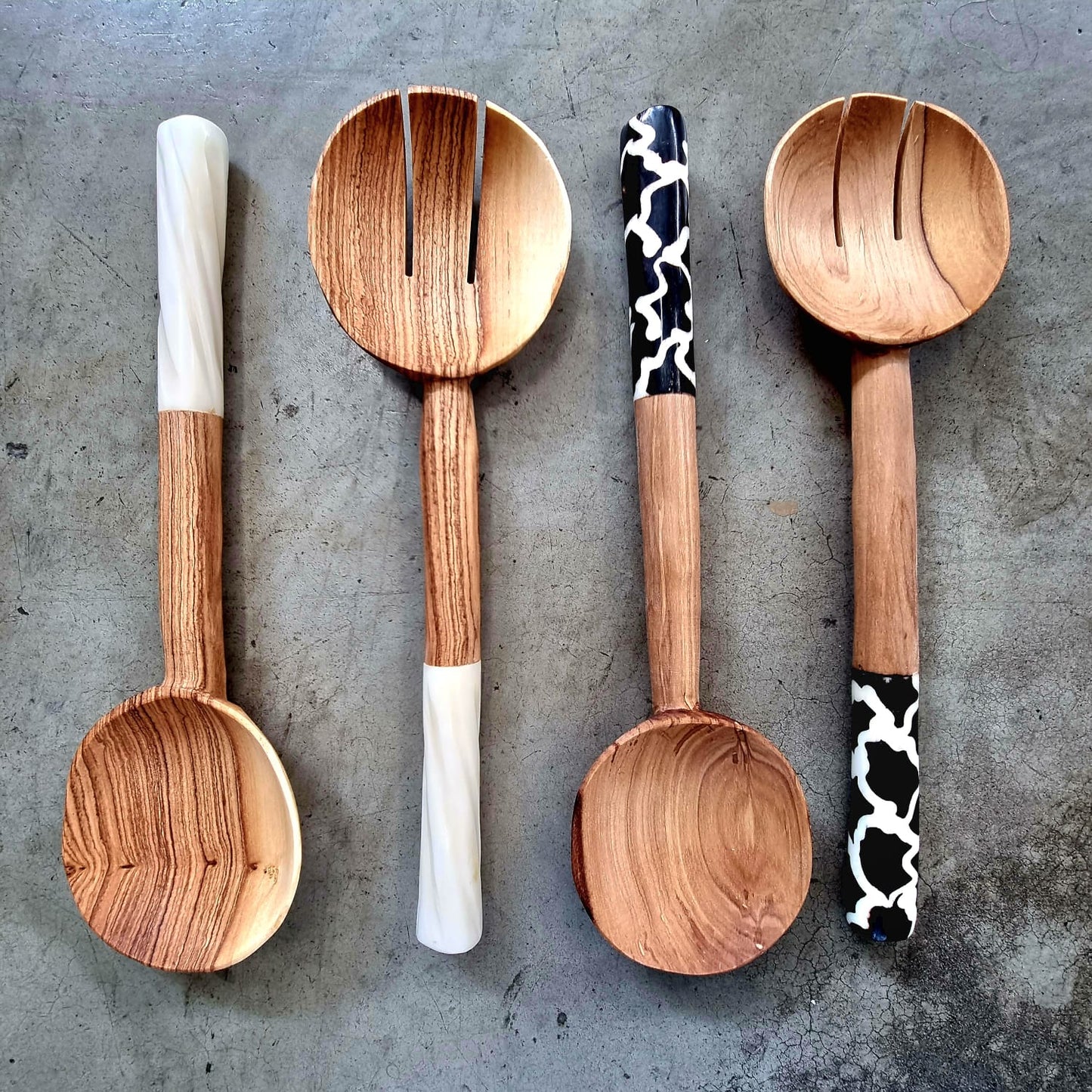 SALAD SERVERS (KENYA) 32L MIX
