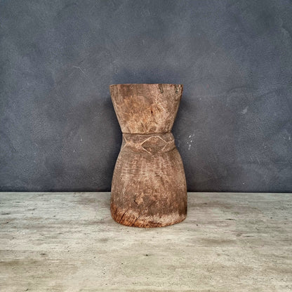 MAKONDE GRAIN MORTAR/SIDE-TABLE (TANZANIA) 44H NAT