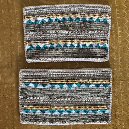BALINESE CUSHION (INDONESIA) BEADED 50L 30W NAT