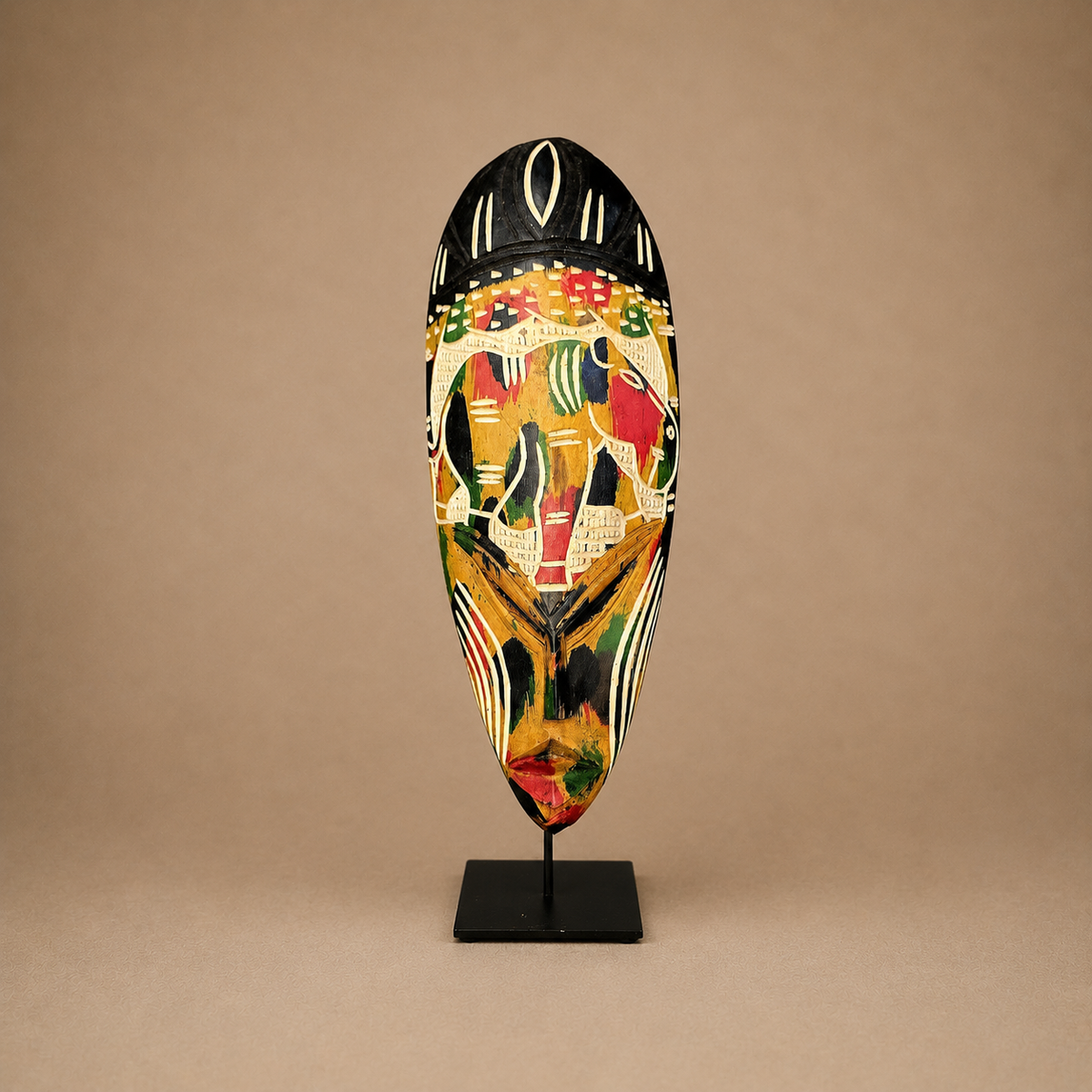 ASHANTI SHAKPA MASK (GHANA) 30H