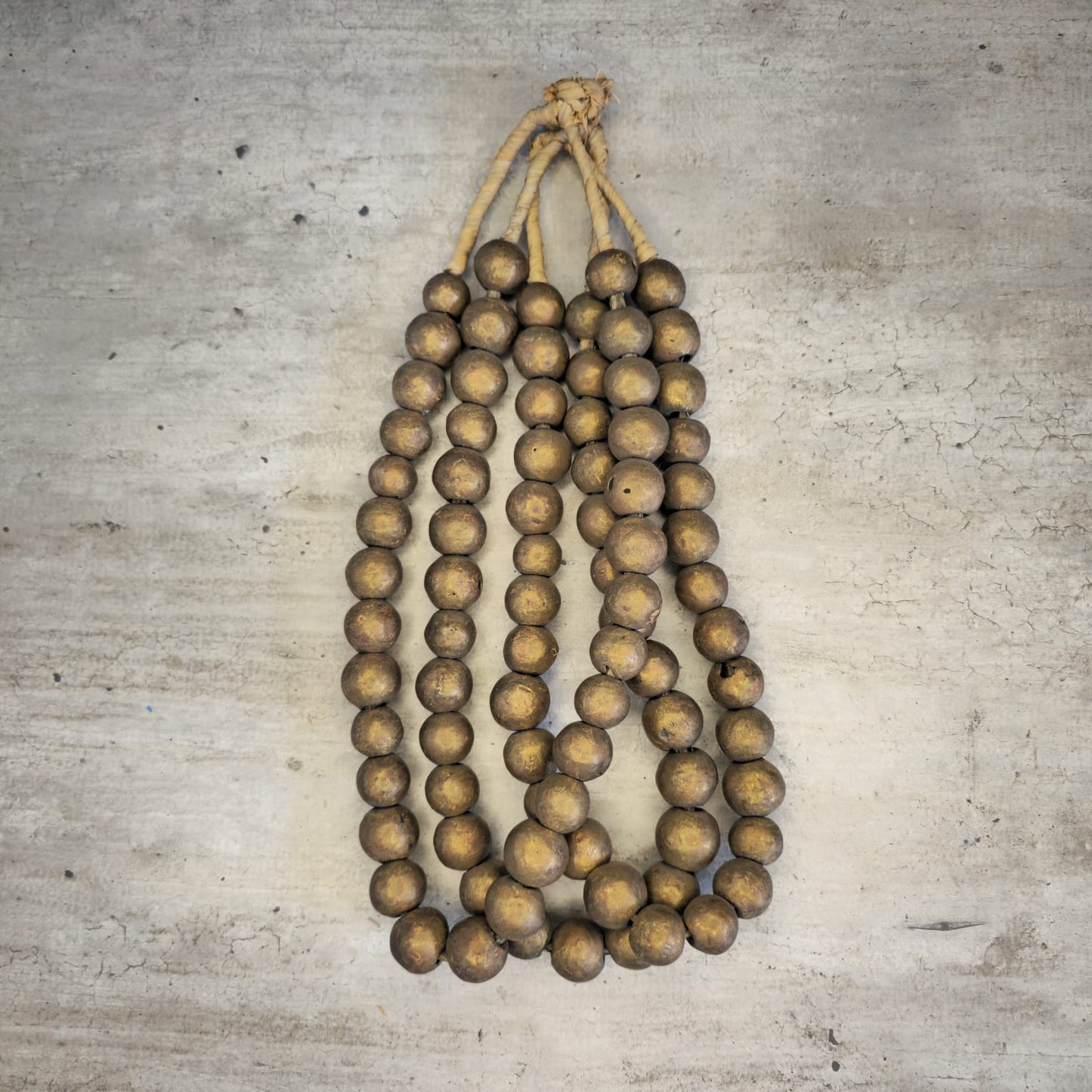 HAUSA BRASS BEAD (IVORY COAST) MED SLD