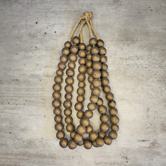 HAUSA BRASS BEAD (IVORY COAST) MED SLD