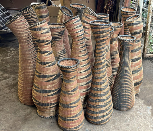 TUTSI VESSEL BASKET (RWANDA) 40-60H